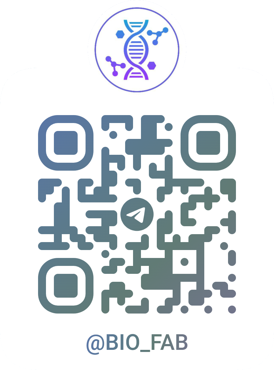 QR-код Telegram-канала BioFab — @BIO_FAB